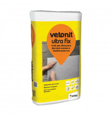 Клей для плитки Vetonit Ultra Fix, эластичный, высокодеформативный  (25 кг)