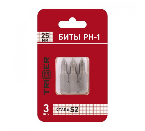 Биты Trigger 84961 Профи PH-1 25 мм (3 шт.)