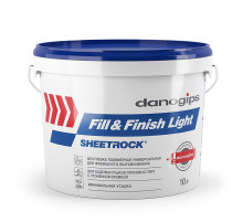 Шпаклевка облегченная Danogips Fill&Finish Light готовая (12 кг)