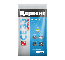 Затирка Церезит CE 33 S №01 белый, 5 кг
