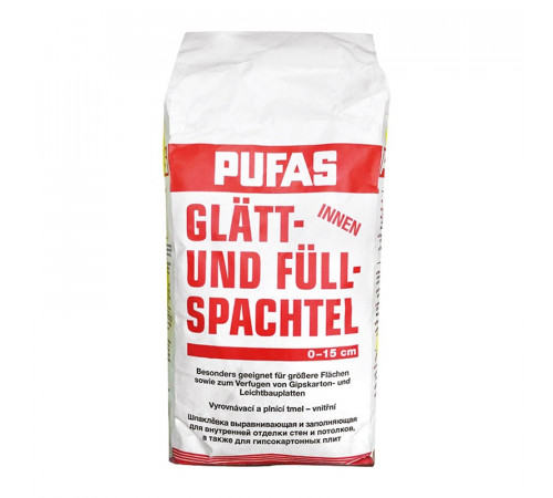 Шпаклевка гипсовая Pufas N3 Glatt und Fullspachtel, 10 кг