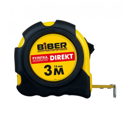 Рулетка Biber 40102 Direkt 3 м/16 мм