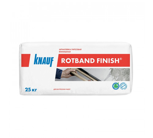 Шпаклевка гипсовая финишная Knauf Rotband Finish, 25 кг