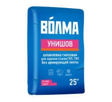 Шпаклевка гипсовая Волма Унишов для заделки стыков, ГКЛ, ГВЛ, 25 кг