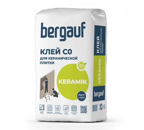 Клей для плитки Bergauf Keramik (25 кг)