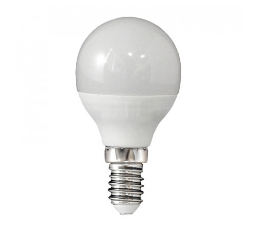 Лампа светодиодная LED E14, шар, 6Вт, 2700К, теплый свет