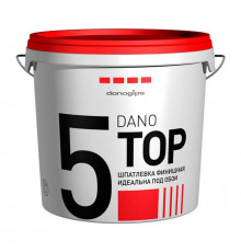 Шпаклевка полимерная Danogips Dano Top 5 финишная готовая (10 л)