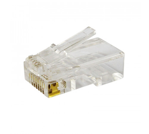 Коннектор компьютерный TDM RJ-45 UTP для кабеля cat.5e (10 шт.)