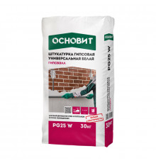 Штукатурка гипсовая Основит Гипсвэлл PG25 W (Т-25) белая, 30 кг