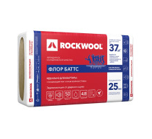 Утеплитель Rockwool Флор Баттс 1000х600х50 мм, 4 шт