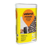 Клей для плитки, мозаики и камня Vetonit Мозаик белый (25 кг)