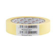 Лента малярная Luxtape, жёлтая, 25 мм х 50 м