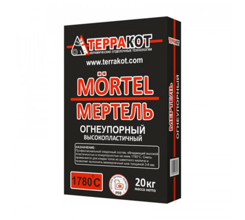 Кладочная смесь Терракот Мертель, огнеупорная, 20 кг