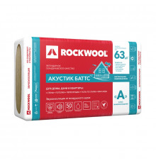 Утеплитель Rockwool Акустик Баттс 1000х600х100 мм, 5 шт