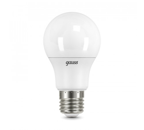 Лампа светодиодная Gauss Black LED E27, груша, 12Вт, 4100К, нейтральный свет