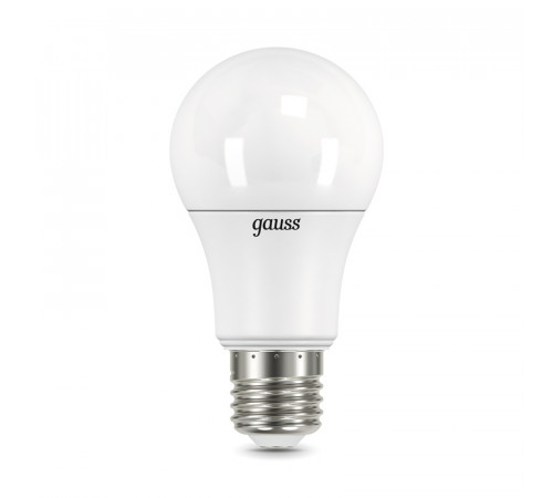 Лампа светодиодная Gauss Black LED E27, груша, 16Вт, 4100К, нейтральный свет