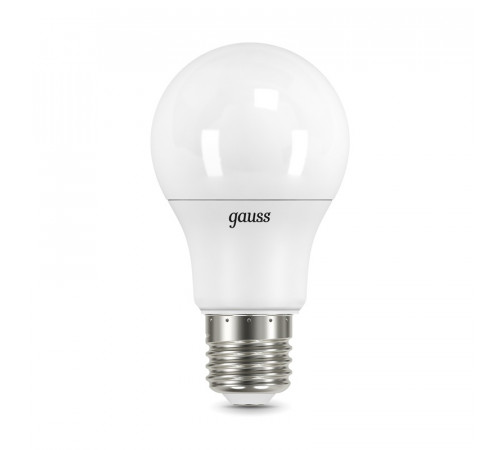 Лампа светодиодная Gauss Black LED E27, груша, 12Вт, 3000К, тепл.свет