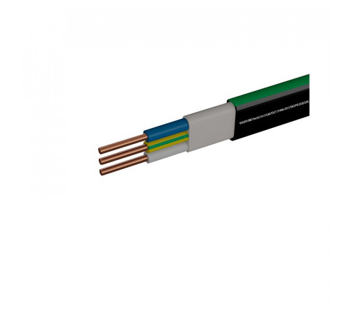 Кабель ВВГ-Пнг(А) Премиум 3х1,5 мм2, ГОСТ+, черный, бухта-10 п.м.