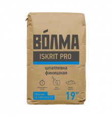 Шпаклевка финишная полимерная Волма Iskrit Pro, 19 кг