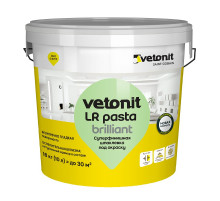 Шпаклевка Vetonit LR Pasta Brilliant суперфинишная готовая (18 кг)