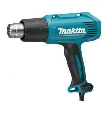 Фен строительный сетевой Makita HG5030K, 1,6кВт, 500°, 4 насадки, L кабеля=2м, кейс