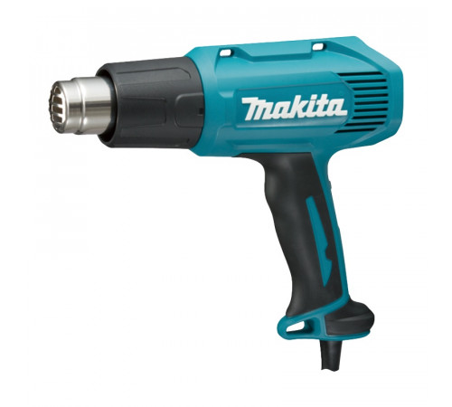 Фен строительный сетевой Makita HG5030K, 1,6кВт, 500°, 4 насадки, L кабеля=2м, кейс