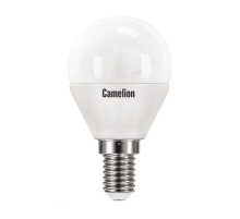 Лампа светодиодная Camelion LED E14, шар, 8Вт, 230В, 4500К, нейтральный свет