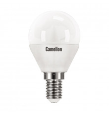 Лампа светодиодная Camelion LED E14, шар, 8Вт, 230В, 4500К, нейтральный свет