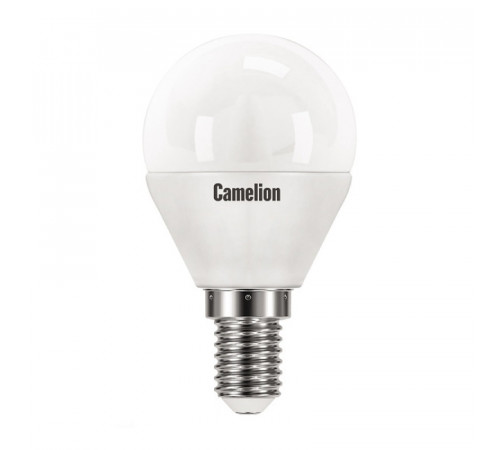 Лампа светодиодная Camelion LED E14, шар, 8Вт, 230В, 4500К, нейтральный свет