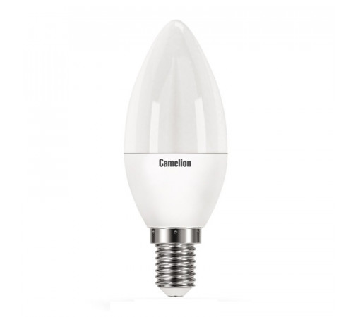 Лампа светодиодная Camelion LED E14, свеча, 8Вт, 230В, 4500К, нейтральный свет