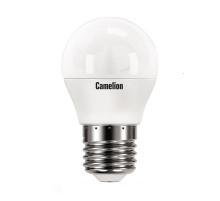 Лампа светодиодная Camelion LED E27, шар, 8Вт, 230В, 4500К, нейтральный свет