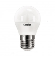 Лампа светодиодная Camelion LED E27, шар, 8Вт, 230В, 4500К, нейтральный свет