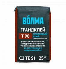 Клей для плитки Волма Грандклей (25 кг)