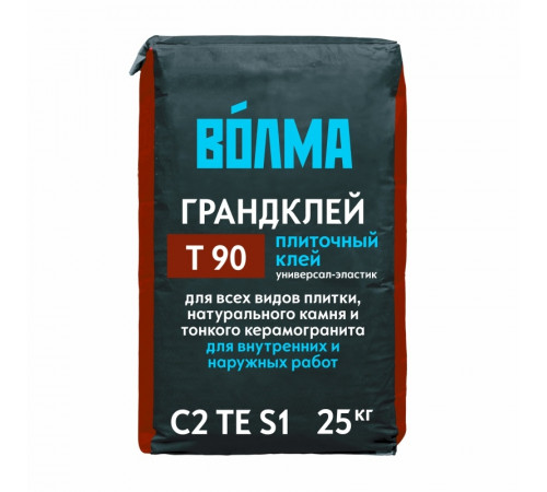 Клей для плитки Волма Грандклей (25 кг)