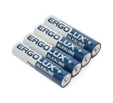 Батарейка алкалиновая Ergolux, тип LR03/ААА, 1,5 В (4 шт)