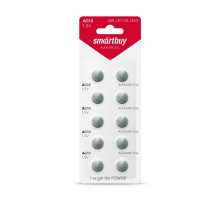 Батарейка алкалиновая Smartbuy, тип LR54/AG10, 1,5 В (10 шт)