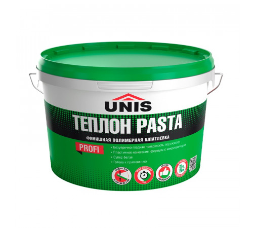 Шпатлевка полимерная Unis Pasta Теплон готовая (28 кг)